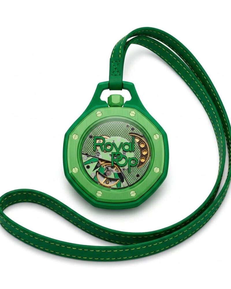 AP x Swatch Royal Pop GREEN EIGHT (SSX03G100N) | Bracelet and Pop