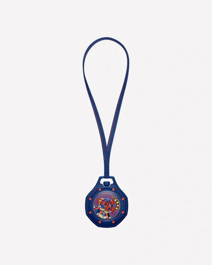Montre de poche AP x Swatch Royal Pop ORENJI HACHI, cadran bleu marine et accents orange