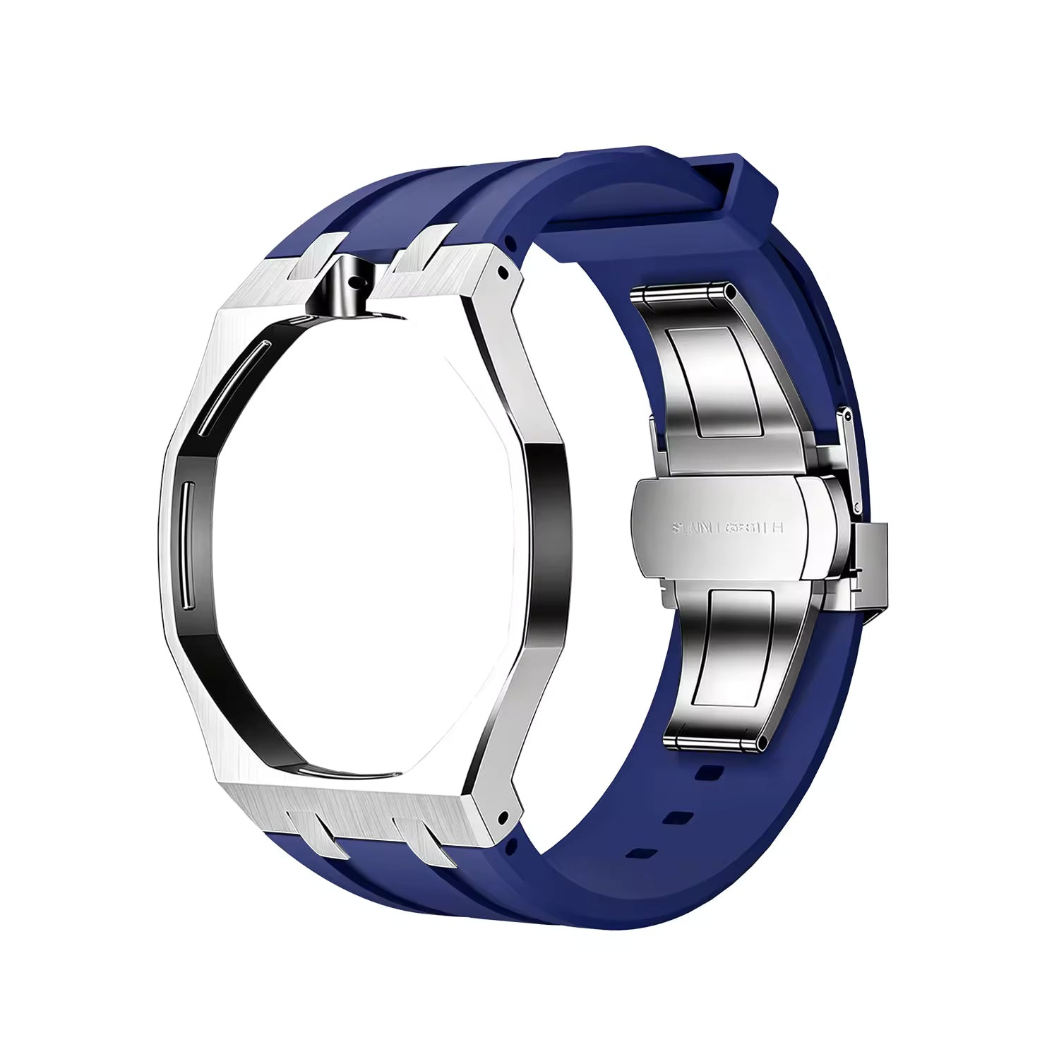 Boîtier acier inoxydable et bracelet silicone pour montre AP x Swatch Royal Pop, coloris au choix