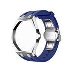 Boîtier acier inoxydable et bracelet silicone pour montre AP x Swatch Royal Pop, coloris au choix