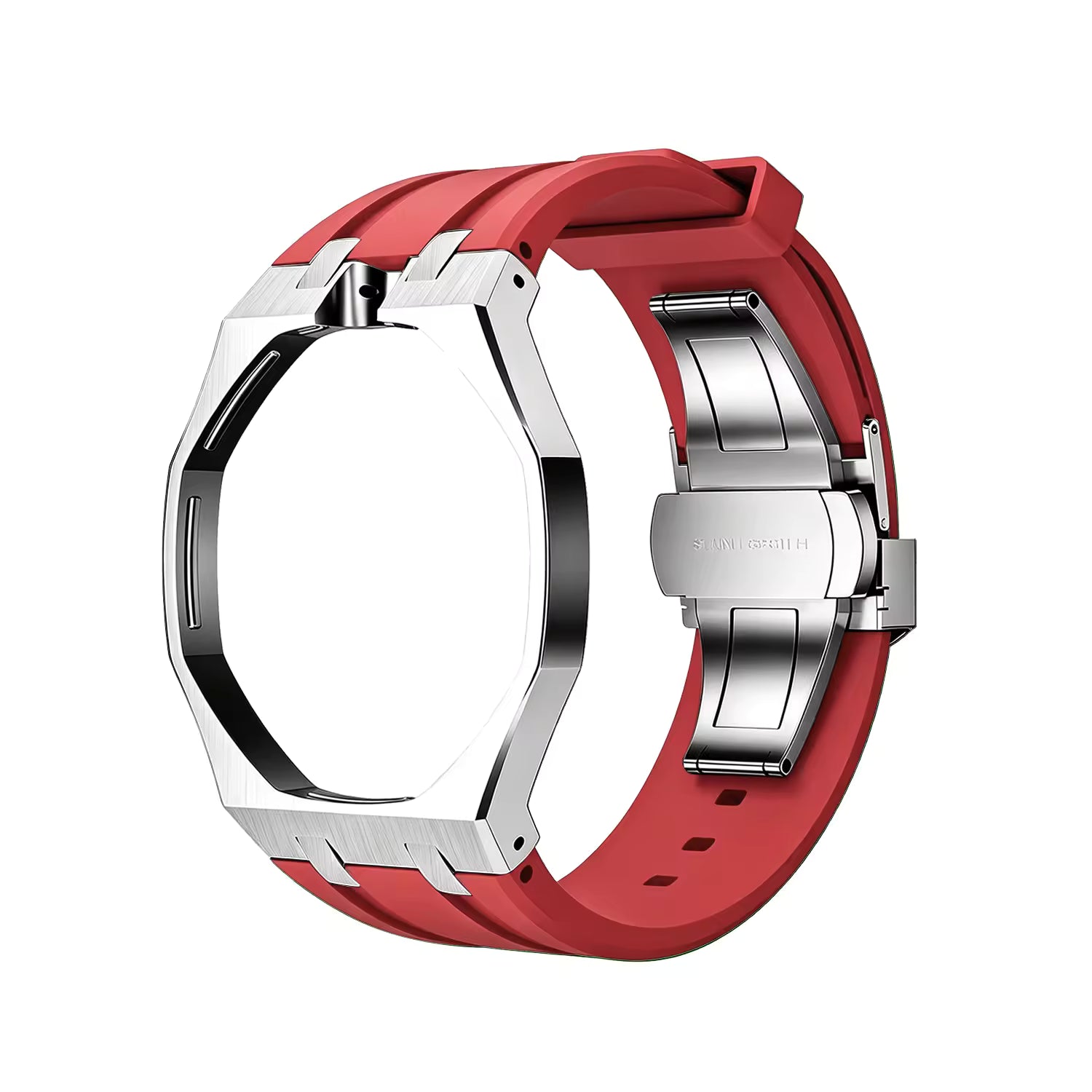 Boîtier acier inoxydable et bracelet silicone pour montre AP x Swatch Royal Pop, coloris au choix