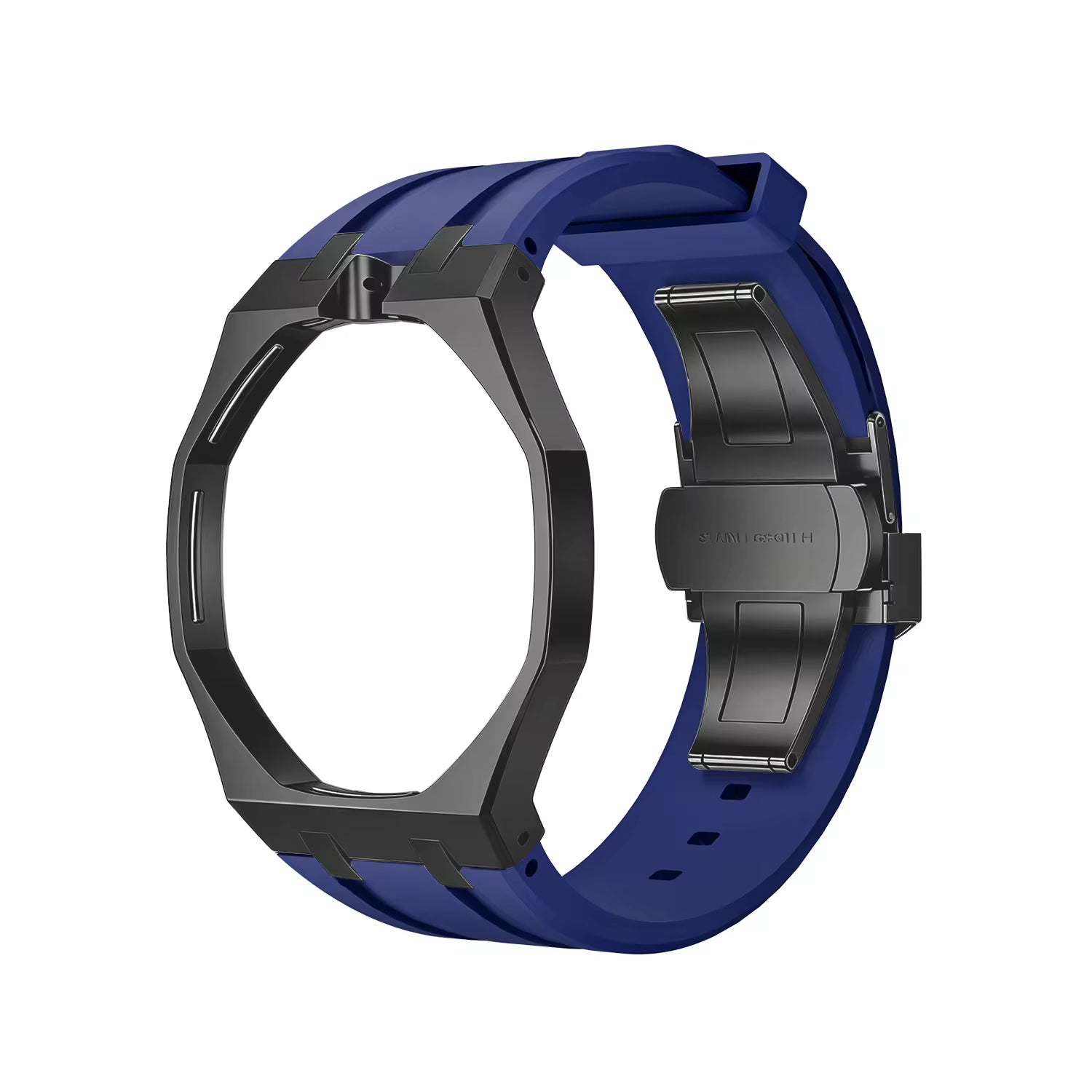Boîtier acier inoxydable et bracelet silicone pour montre AP x Swatch Royal Pop, coloris au choix