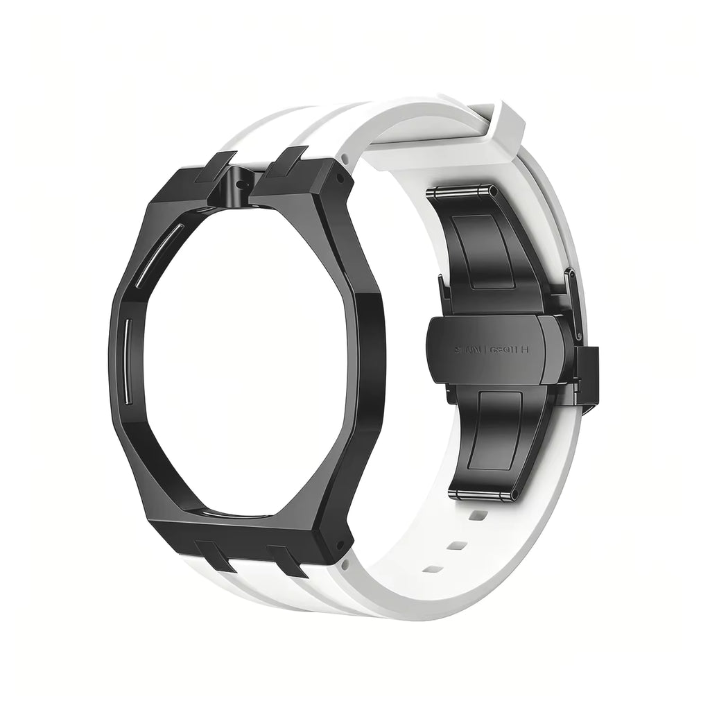 Boîtier acier inoxydable et bracelet silicone pour AP x Swatch Royal Pop