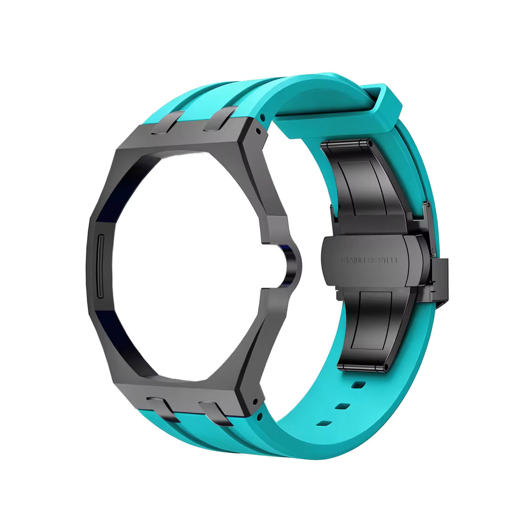 Boîtier acier inoxydable et bracelet silicone pour montre AP x Swatch Royal Pop, coloris au choix