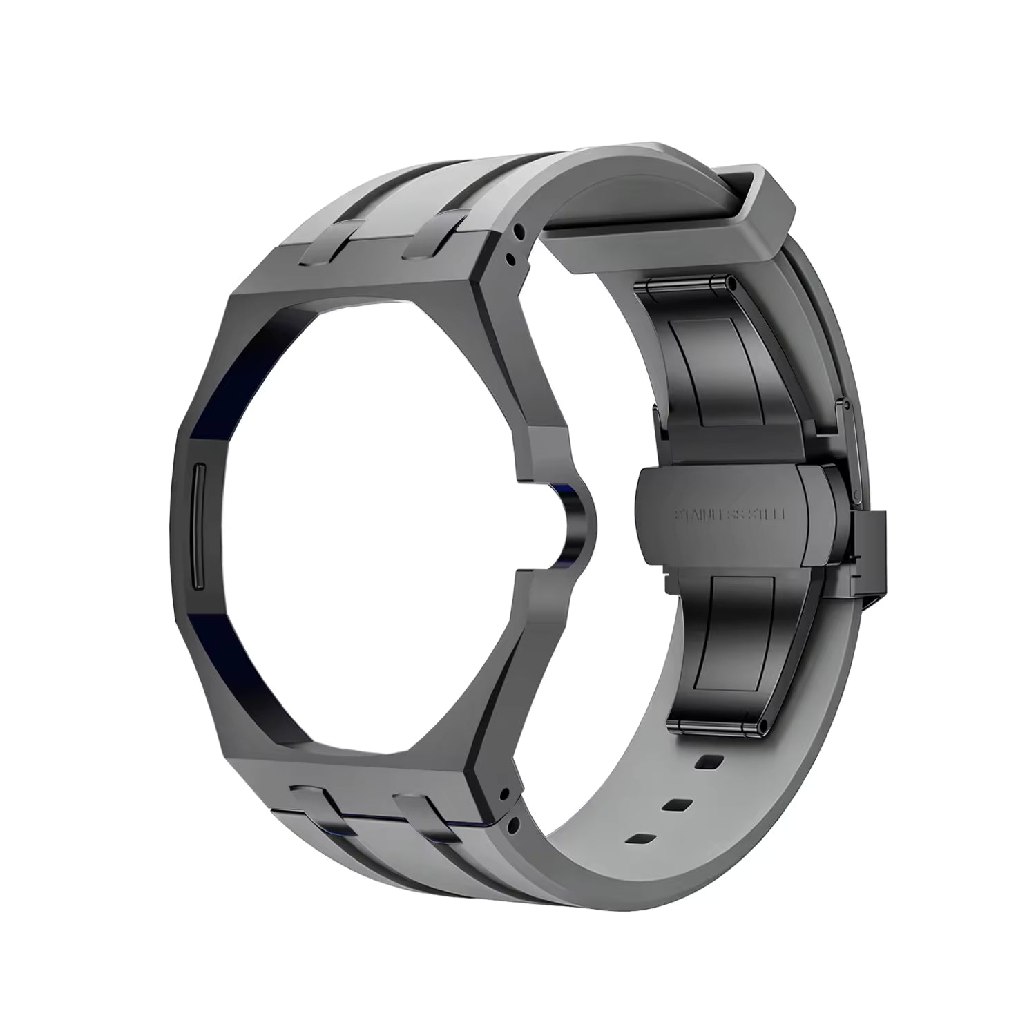 Boîtier acier et bracelet silicone Royal Pop — vue 9