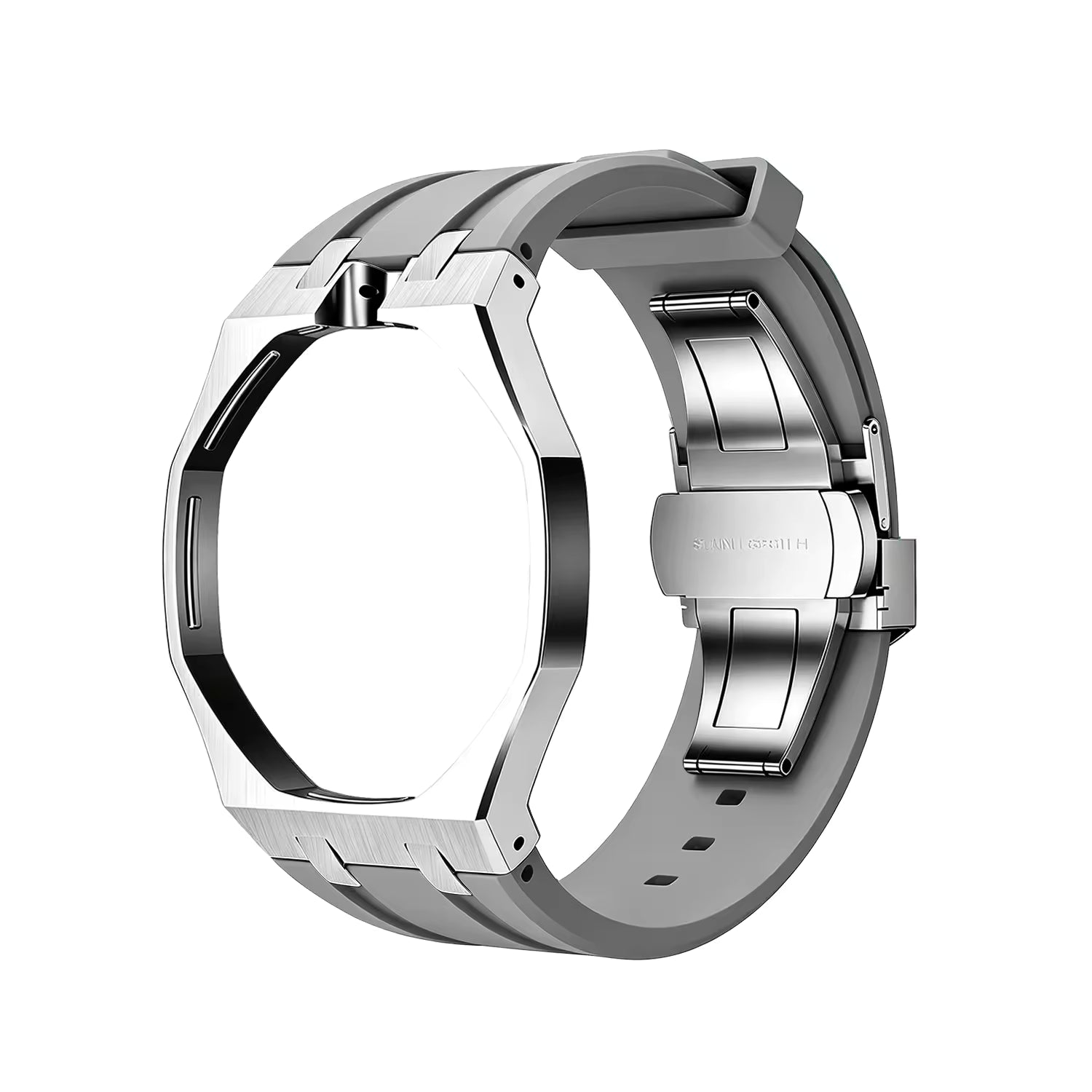 Boîtier acier inoxydable et bracelet silicone pour montre AP x Swatch Royal Pop, coloris au choix