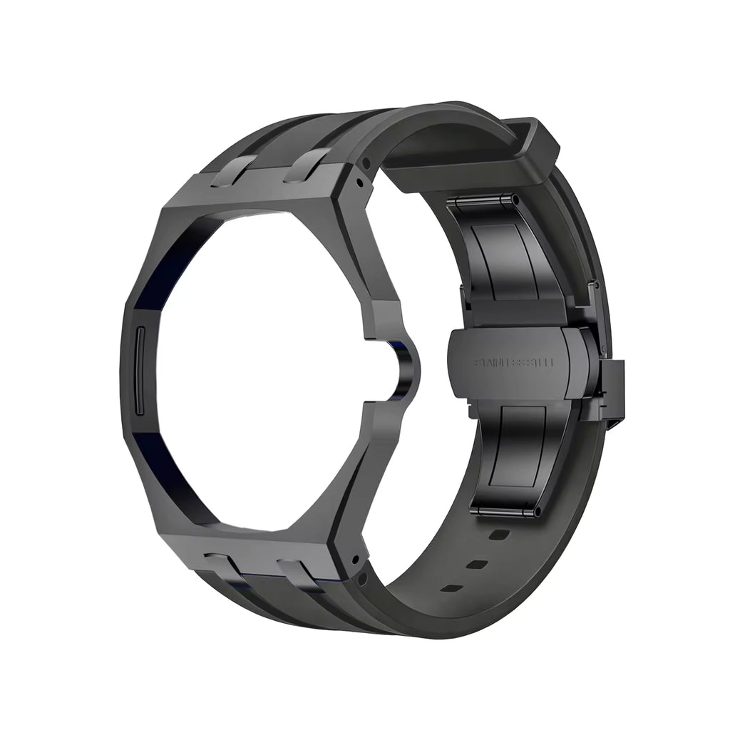 Boîtier acier inoxydable et bracelet silicone pour AP x Swatch Royal Pop