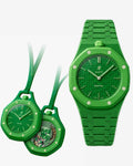 Bracelet en biocéramique assorti à la Royal Pop GREEN EIGHT