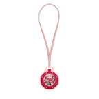 Montre de poche AP x Swatch Royal Pop OTTO ROSSO, cadran rose et lunette rouge cerise